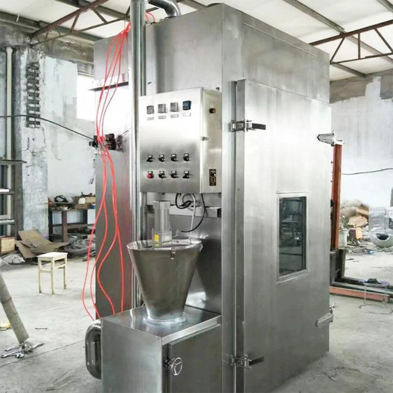 Semi-Automatic Meat Smoking and Cooking Machine