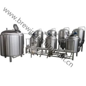 Luxury Color Copper 500L Beer Brewing Equipment Brewery Plant Kit for Hotel Pub