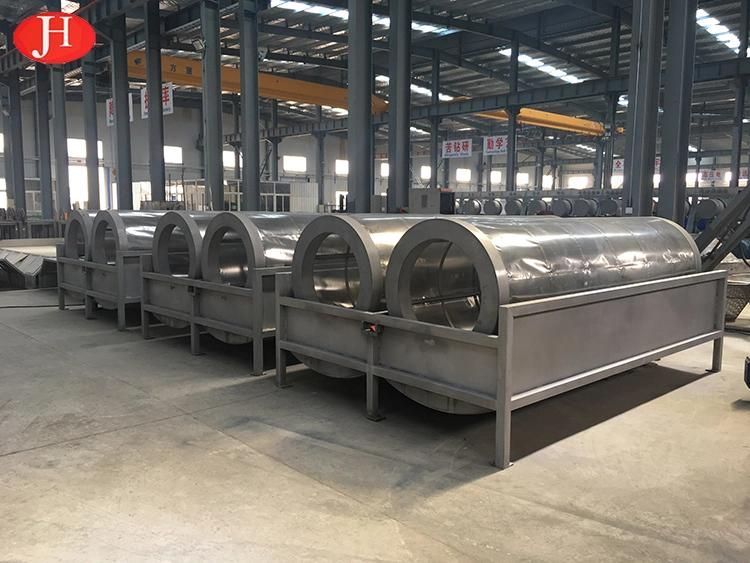 Cage Washing Machine Dry Sieve Cassava Starch Production Line Cassava Starch Cleaning Machine