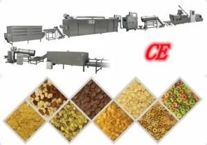 Automatic Breakfast Cereals Corn Flakes Machine Production Line with CE Certificates ...