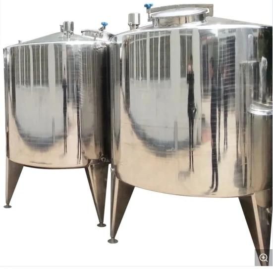 Milk Drink Mixer Machine Stainless Steel Three Layer Jacket Electric Heating Beverage Mixing Tank