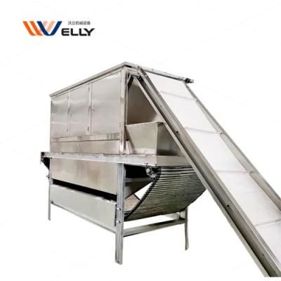 Good Feedback Chain Garlic Peeling Machine 400kg Fresh Garlic Peeling Machine