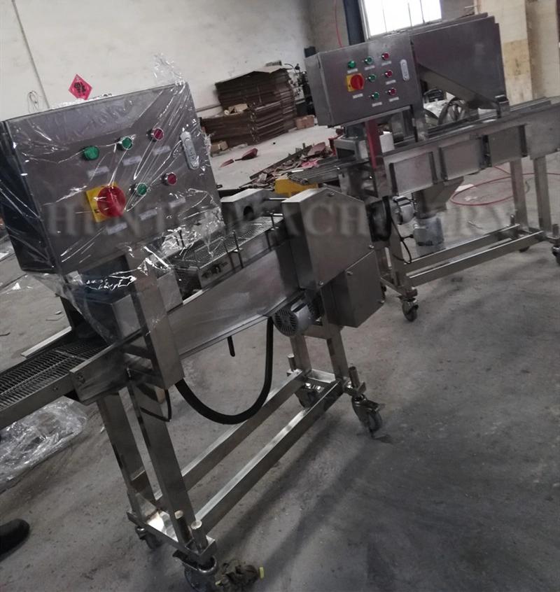 Factory Direct Supply Electric Burger Patty Forming Sizing Crumb Frying Machine / Hamburger Patty Production Line