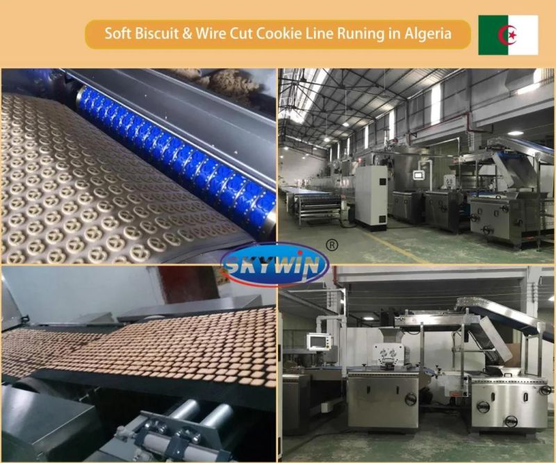 Factory Price CE Automatic High Capacity Soft Biscuit Making Machine for Cookies