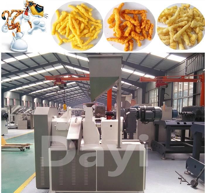 Automatic Fried Kurkure Cheetos Nik Naks Machine Extrusion Line