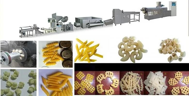 Extruded Macaroni Pasta Machine Process Equipment