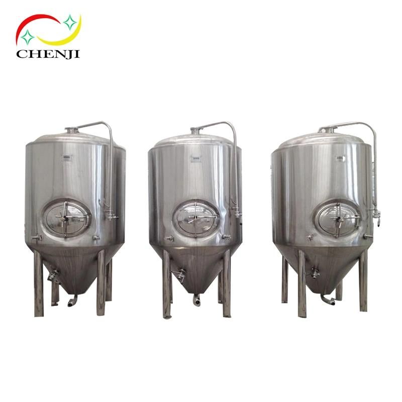 300L 400L 500L 600L 800L 1000L Customized OEM ODM Dimple Jacketed Insulated Yeast Beer Conical Cone Fermenting Fermenter