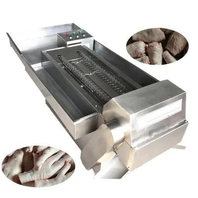 Automatic Chicken Paw Cutting Machine Chicken Claw Cutter Chicken Feeting Cutting Machine