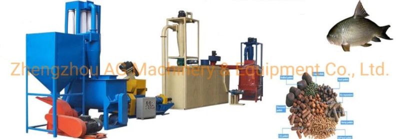 Multipurpose Pet Food Making Machine Line, Dog Cat Food Extruder, Floating Fish Feed Pellet Machine