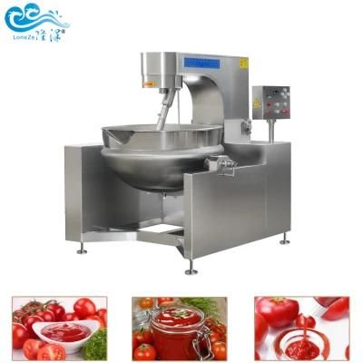 Factory Price SUS304 Customized Steam Heated Chili Sauce Industrial Automatic Cooking ...