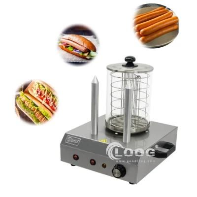 Commercial Catering Equipment Hot Dog Cooking Machine Hot Dog Roller with Bun Warmer Hot ...