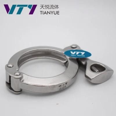Stainless Steel Tri-Clamp with Two Pin Heavy Duty Clamp