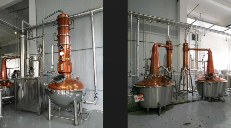 Home DIY 100L 200L 300L Customized Spirits Vodka Brandy Whisky Distiller