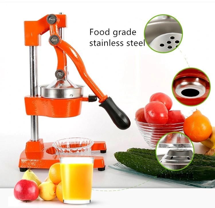 Manual Orange Juicer Stainless Steel Presses Juice Machine Household Kitchen Appliance Fruit Pomegranate Food Processor