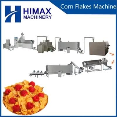 Full Automatic Crispy Corn Flakes Breakfast Cereals Food Making Machine