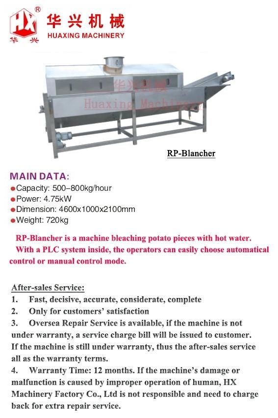 RP-Blancher (Potato Chips Cracker Production)