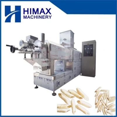 Slanty Chips Pellet Snack Food Making Extruder Machine Production Line