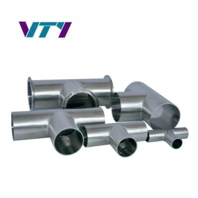 Sanitary Stainless Steel Pipe Fitting Tee with Welded End