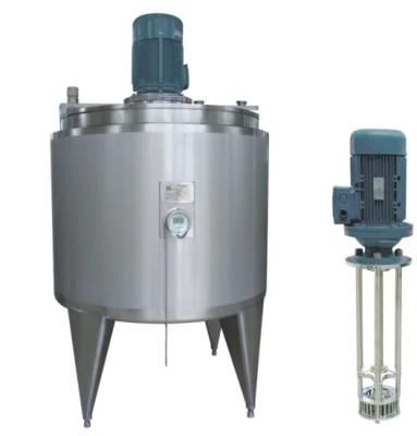 1000L Top Shearing Emulsification Tank For Milk Reagent Blending