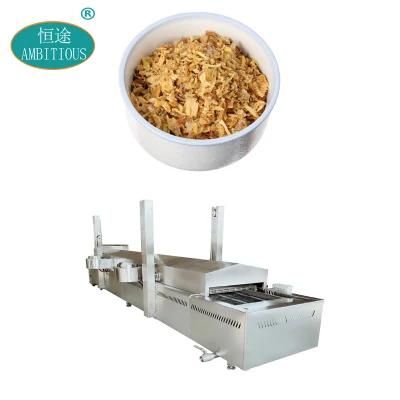 High Quality Continuous Oil Frying Machine Industrial Conveyor Onion Fryer