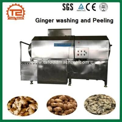 Potato Ginger Washer and Ginger Washing and Peeling Machine