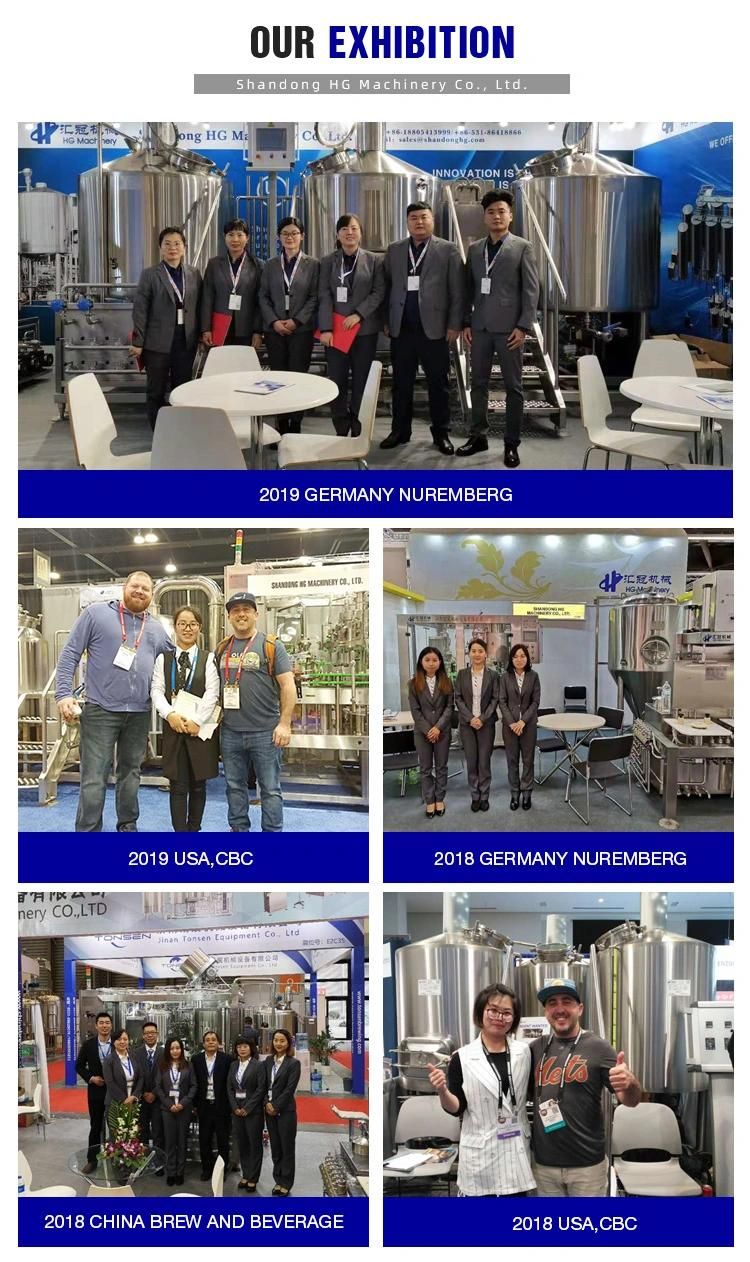 Best Quality 500L 1000L 2000L Microbrewery Brewhouse System Craft Brewery Equipment Beer Brewing Equipment
