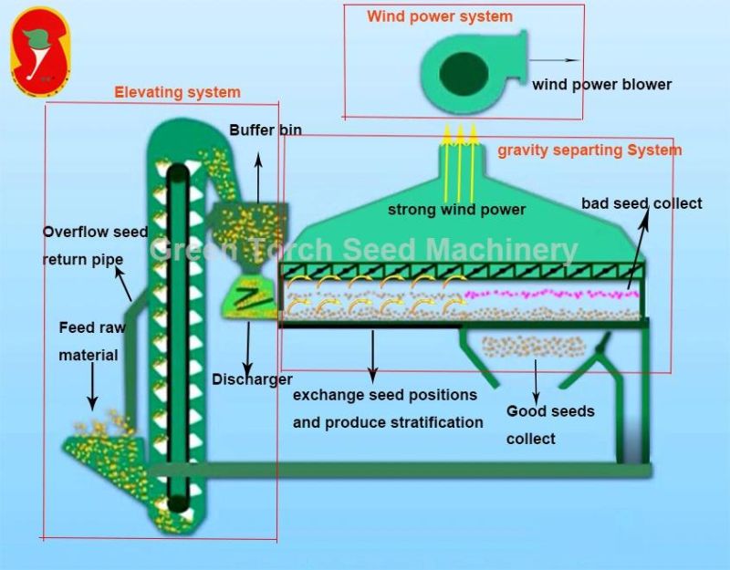 Green Torch 5xjc-5A Seeds Cleaner Machine on Sale
