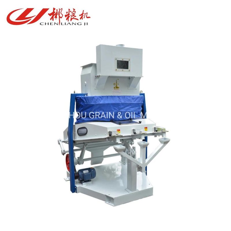 High Quality Rice Mill Machine Tqsx Suction Type Grain Destoner Machine