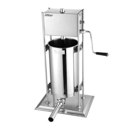 TV15L Stainless Steel Sausage Stuffer Meat Salami Filling Machine