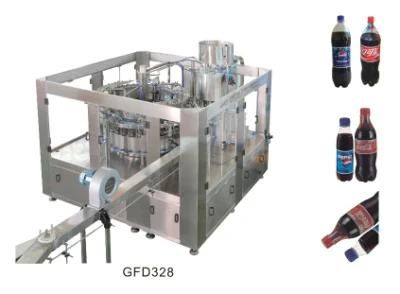 Carbonated Soft Drink Bottling Production Line Filling Sealing Machine