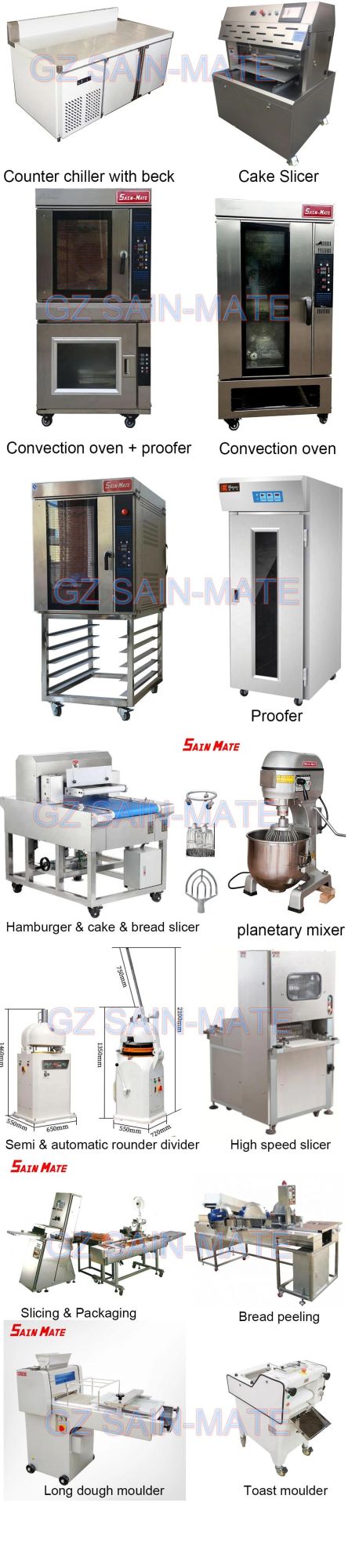 Kitchen Catering Bakery Equipment 16 Trays Diesel Commercial Bread Rotary Rotating Rack Oven