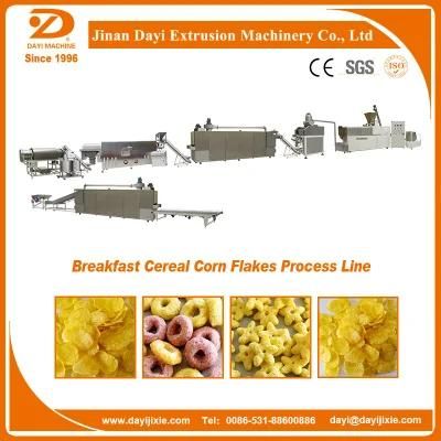 Crispy Corn Flakes Making Extruder Machine