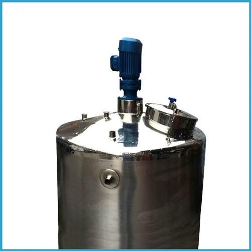 Double Layer Jacketed Heating Mixing Tank with Temperature Control