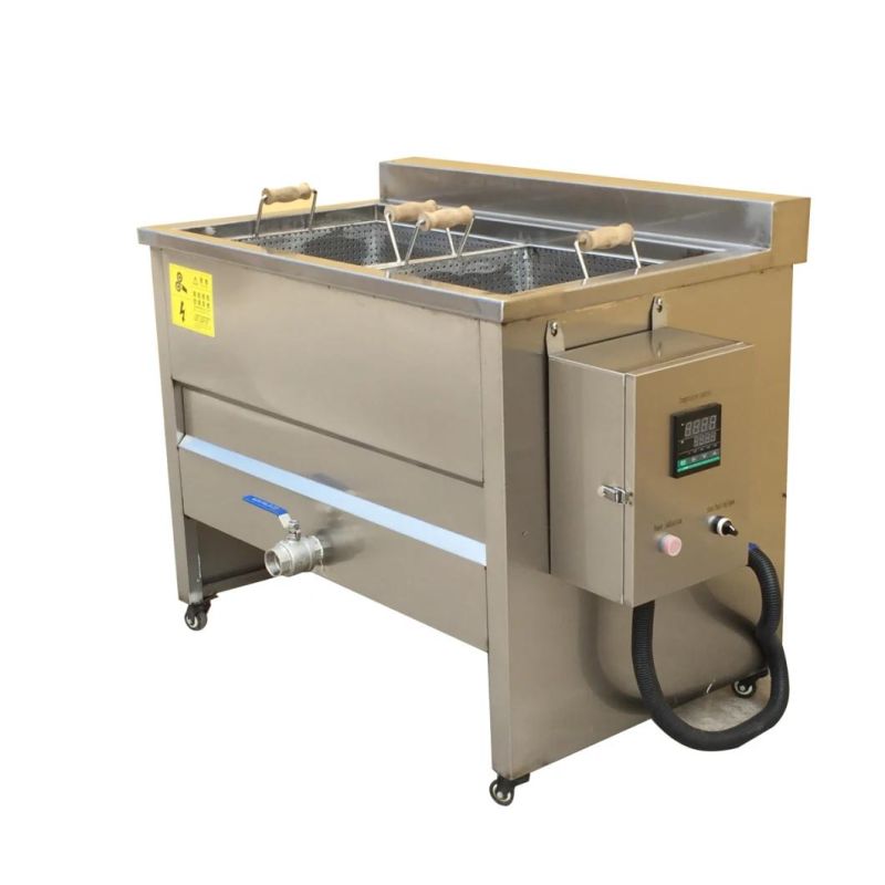 Semi Automatic Frozen Potato French Fries Frying Production Line Machine