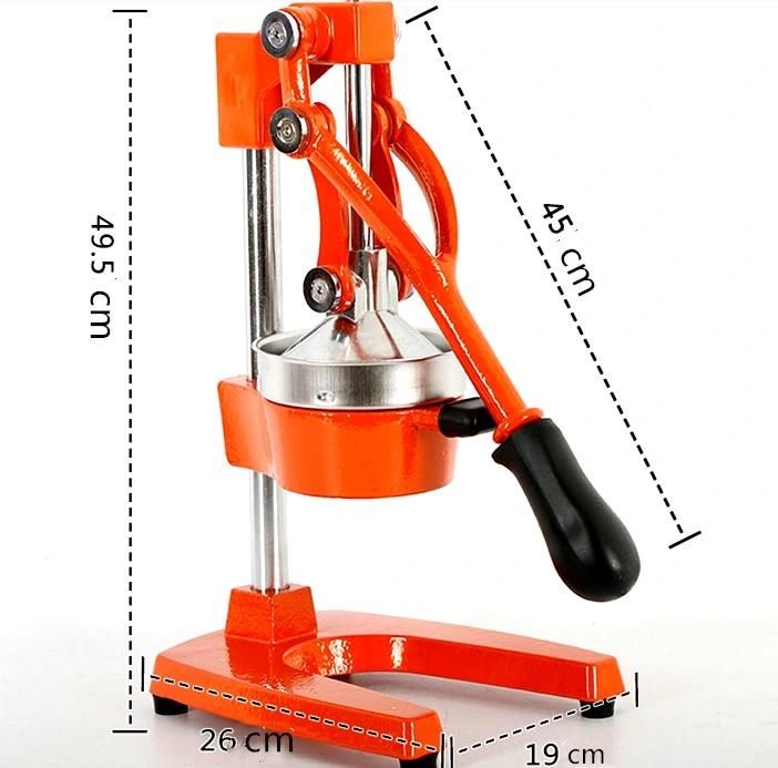 Stainless Steel Citrus Juicer Manual Food Processor Machine Orange Pomegranate Squeezer