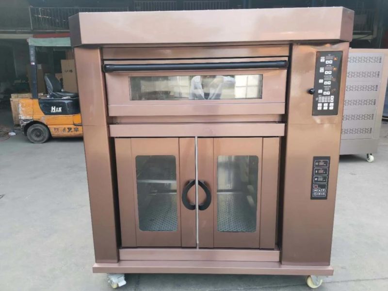 Luxury Bakery Workshop Commercial Bakery Equipment Electric Convection Oven with Proofer