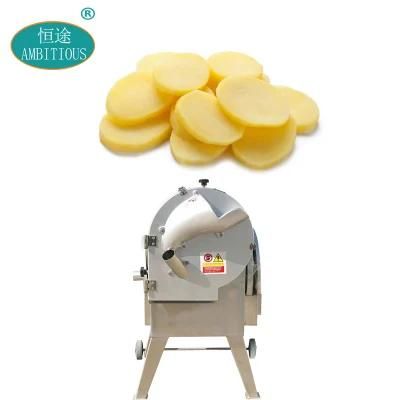 Cut Slices Potatoes Chip Machinery Fresh Potatoes Chips Cutting Machine