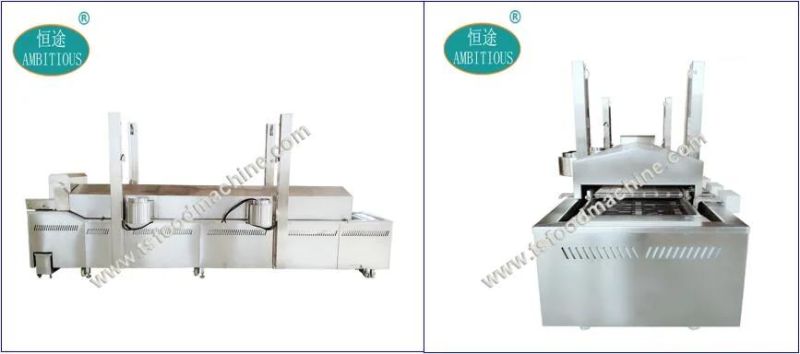 Hot Sale Industrial Peanut Banana Fryer Production Line Frozen French Fries Frying Potato Chips Making Machine