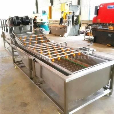 Fruit Leafy Vegetable Washing Machine Industrial Vegetable Fruit Processing Line