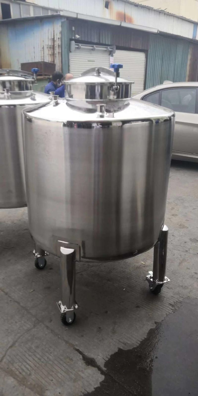 1000L 2000L Fruit Juice Milk Electric Jacketed Insulation Mixing Vessel Price