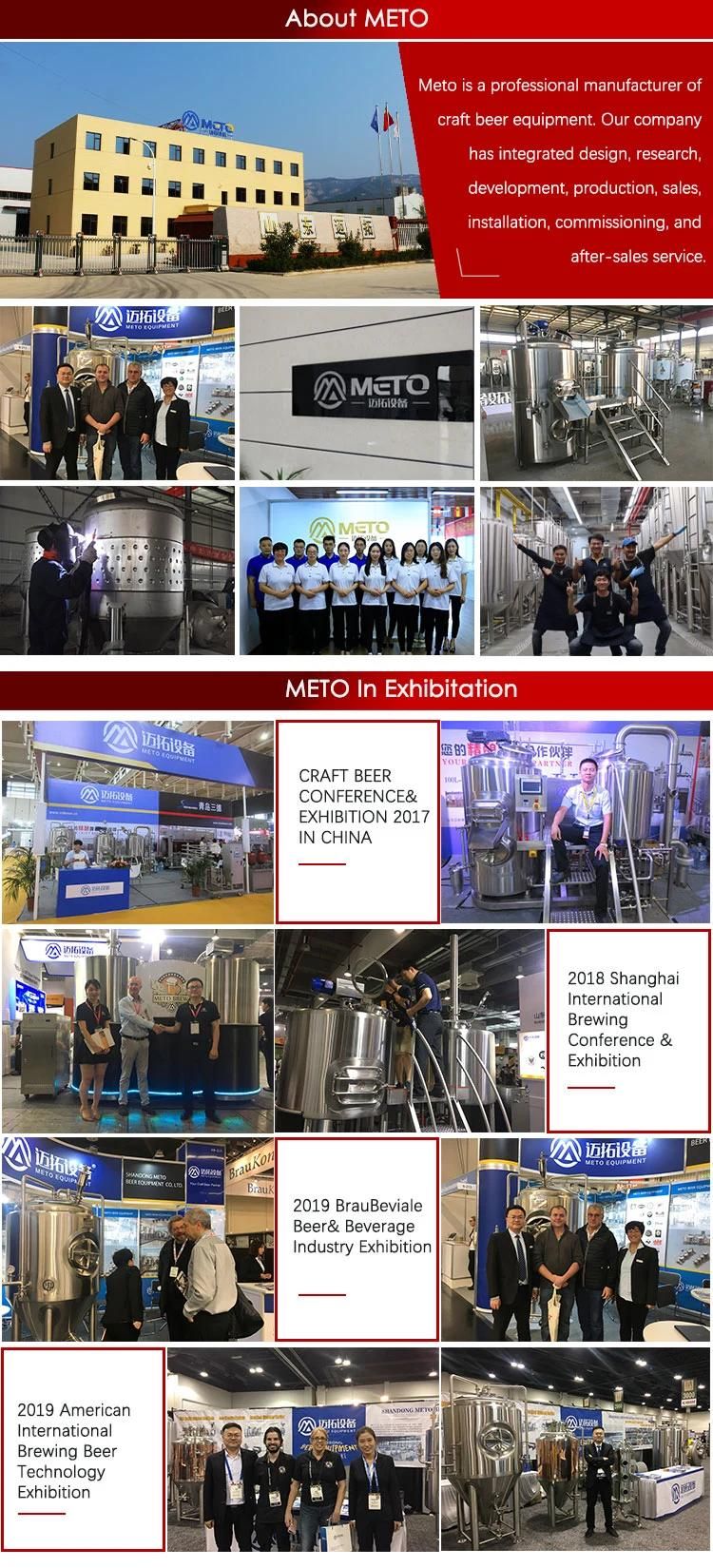 Turnkey Project Meto 200L Small Beer Brewery Equipment for Brewpub