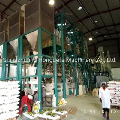 150ton 50ton 30ton Maize Flour Grits Milling Machine