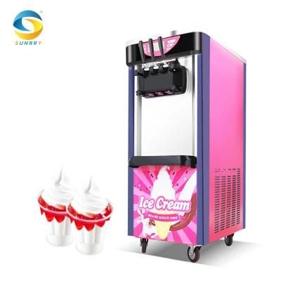 Sunrry Mcdonalds Commercial Ice Cream Making Machine Mini Soft Ice Cream Machine Price 3 ...