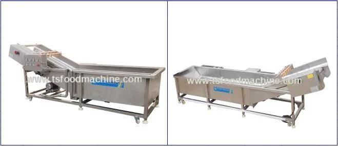 Food Company Use Vegetable Air Bubble Washing Machine and Fruit Washer