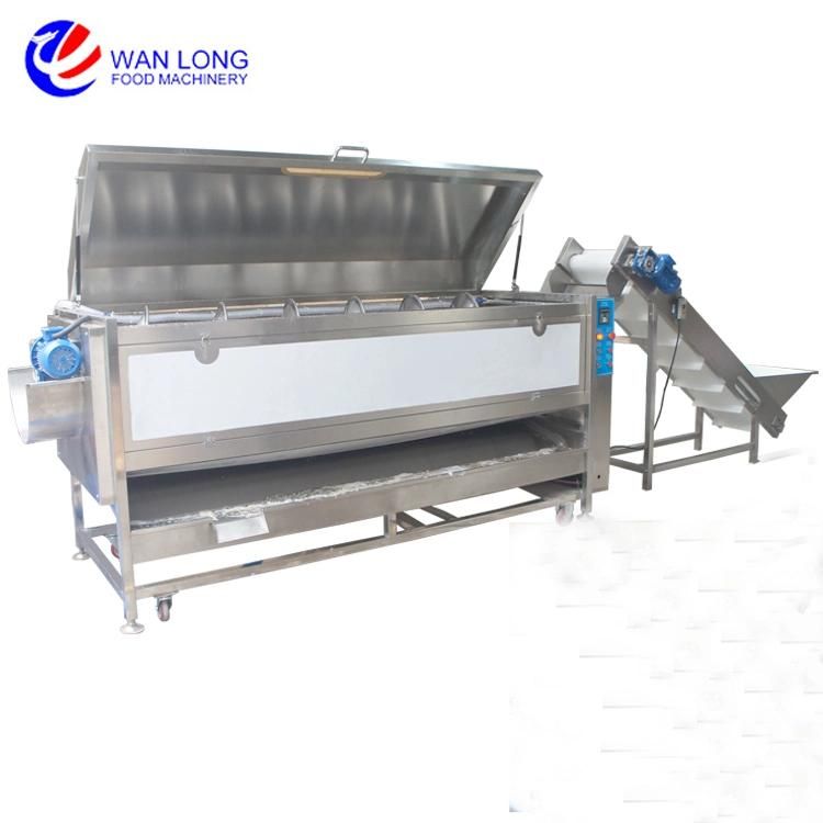 Continuous Type Large Industrial Cassava Peeler and Washer Manioc Peeler Machine