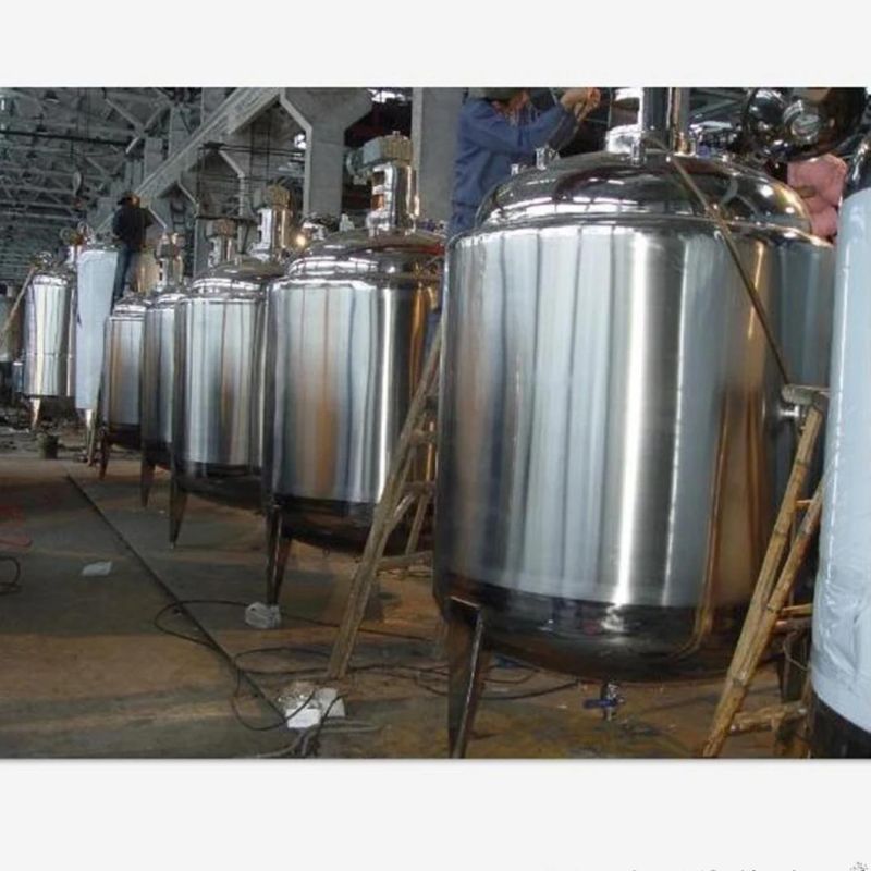 Double Jacketed Vessel for Milk Beverage Chemistry Pharmacy Industry
