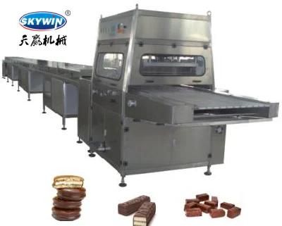 Food Processor Chocolate Jam Enrobing Line/Chocolate Coating Machine for ...