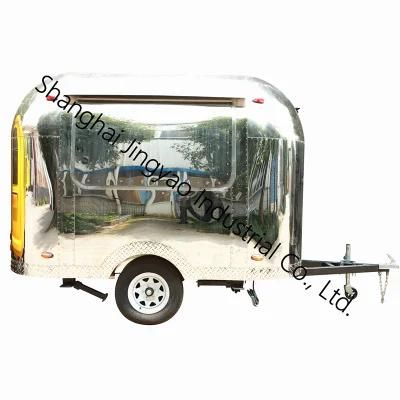 Electric Tricycle Food Vending Cart/Street Food Kiosk Cart for Sale