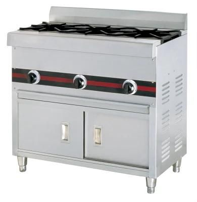 Wailaan Brand 3 Burners Gas Stove Cooker with Cabinet