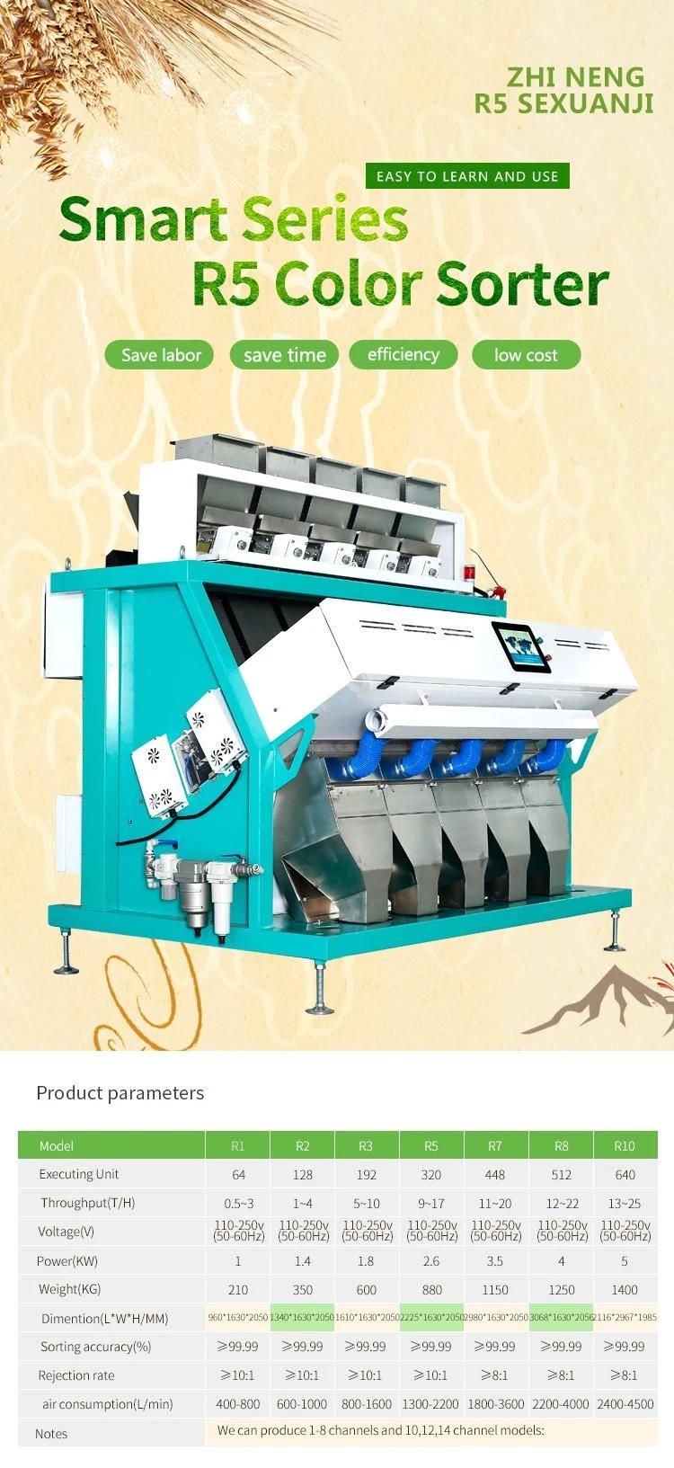Wheat Color Sorter/Rice Color Sorting Machine/Grain Processing Machine